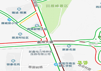 華咨公司交通工程師為衡州大道兩路口聯動信號燈優化積極發力 華咨公司交通工程師為衡州大道兩路口聯動信號燈優化積極發力